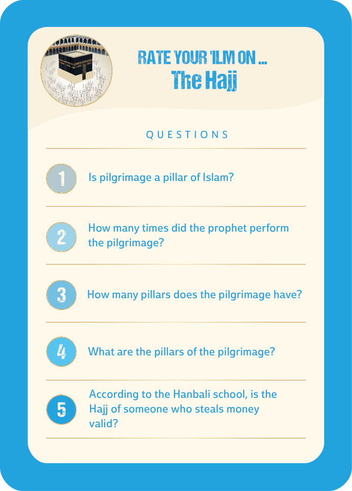 Question Worship · Hajj