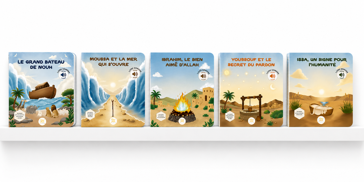 Collection livres sonores – les 5 livres