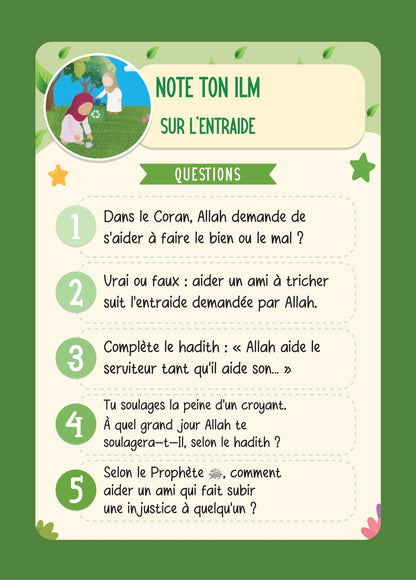 Note Ton ’Ilm Kidz — carte : l’entraide [fr]