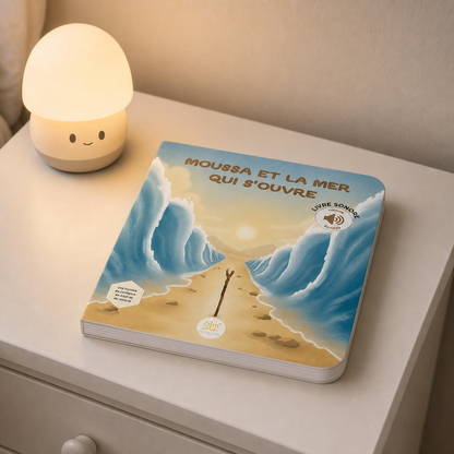 Livre sonore Moussa — vue de dos