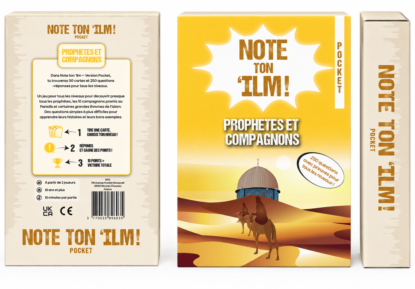 note ton ilm pocket prophetes compagnons boite