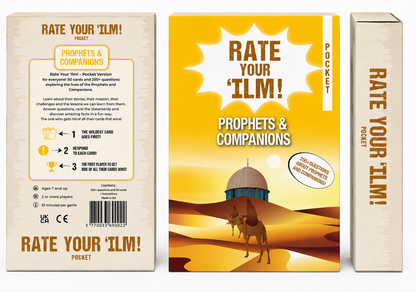 Rate Your 'Ilm Pocket – Prophets & Companions [en]